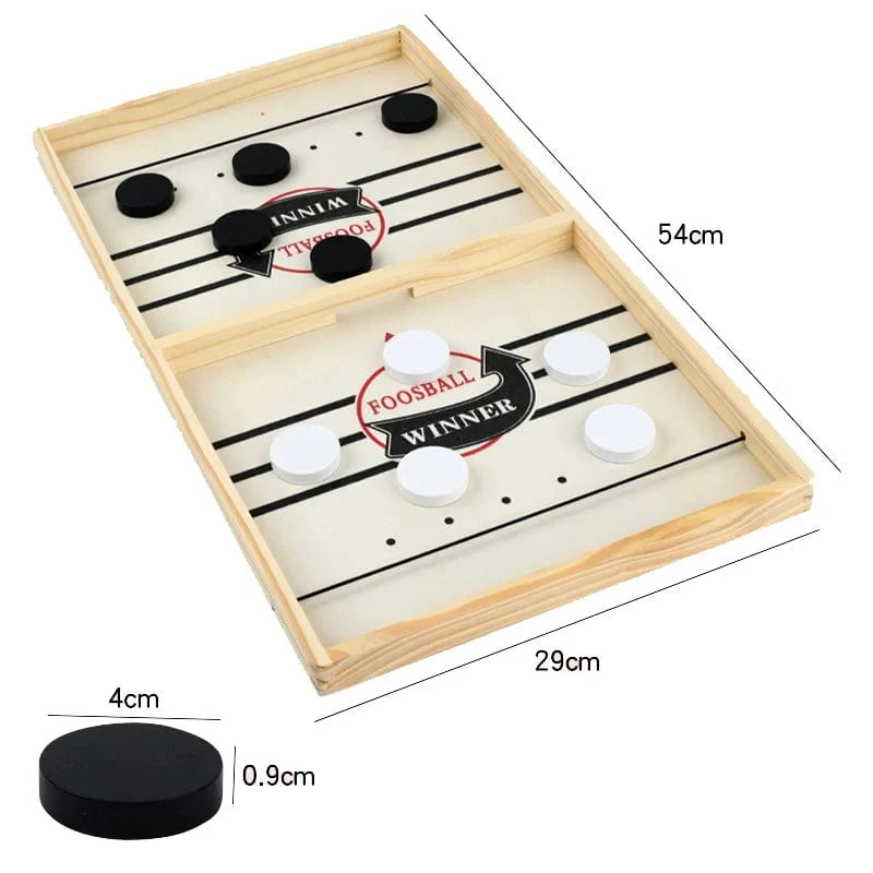 Tischhockey-Tempo-Sling-Brettspiel, schneller Gewinner, Party, Desktop-Kampfschach, Erwachsene, Eltern-Kind-Interaktion, Kinderfamilie