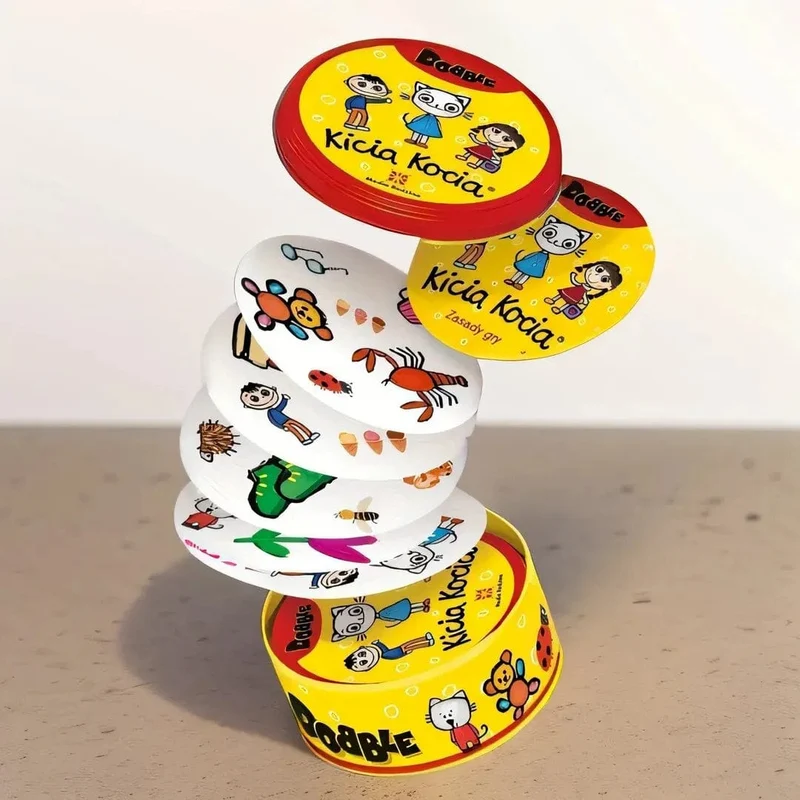 Spot It Doubble-Spielkarte, Mehrspieler-Party, Familientreffen, Find The Difference, Brettspielkarte, Cartoon-Bildungsgeschenke für Kinder