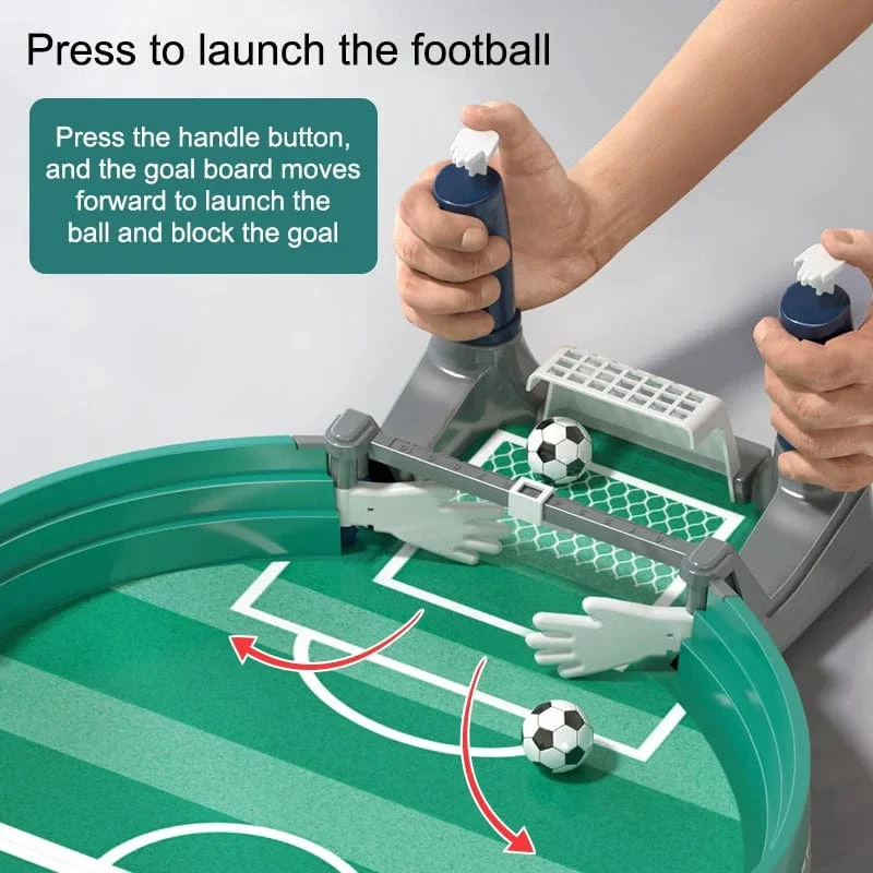 Fußballtisch für Familienfeier, Fußball-Brettspiel, Desktop, interaktives Fußballspielzeug, Kinder, Jungen, Sport, Outdoor, tragbares Spiel, Geschenk