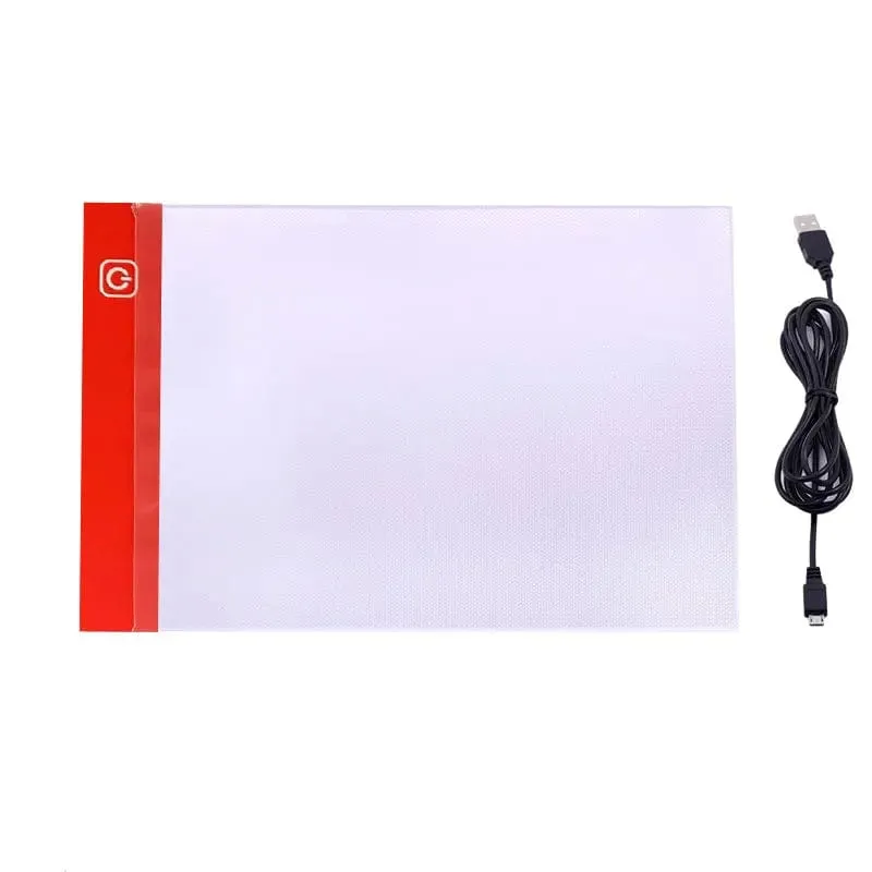 A5 LED-Zeichentablett, digitales Grafikpad, USB-LED-Lichtbox, Kopiertafel, elektronische Kunst, Grafik, Malerei, Schreibtisch