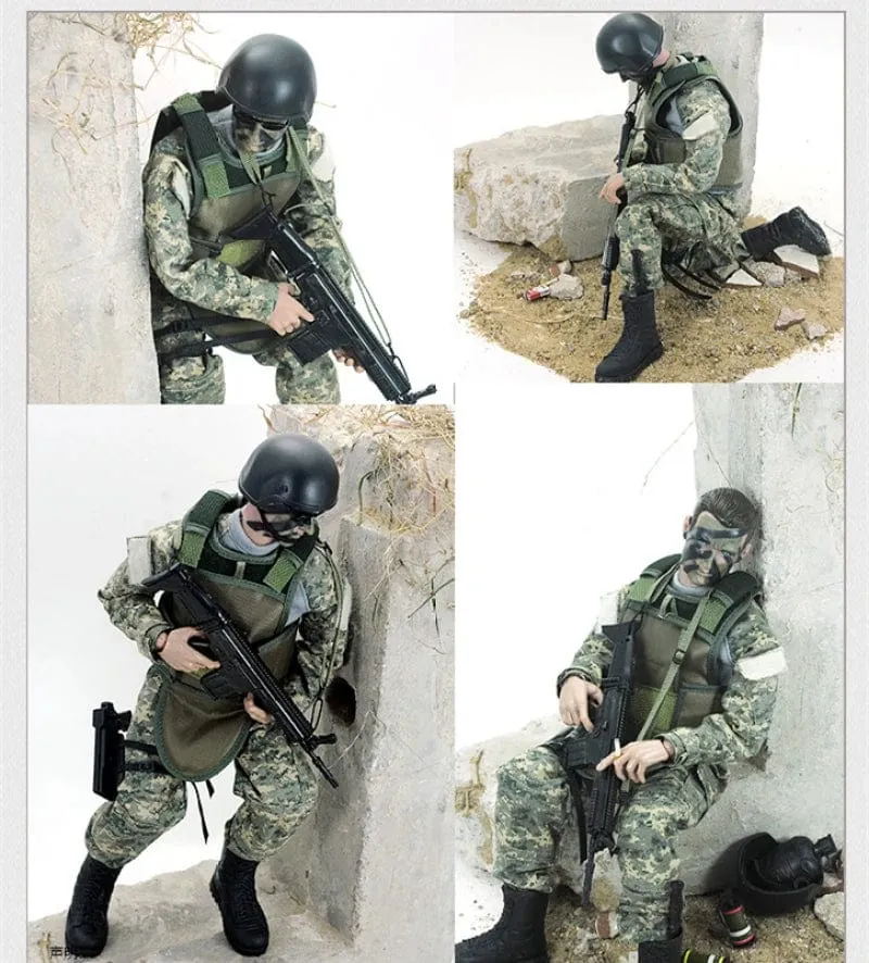 1/6 Special Forces Soldaten BJD Militär Armee Mann Action Spielzeug Figuren Set
