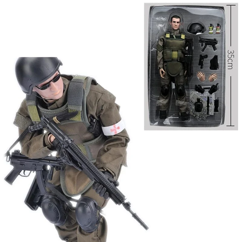 1/6 Special Forces Soldaten BJD Militär Armee Mann Action Spielzeug Figuren Set