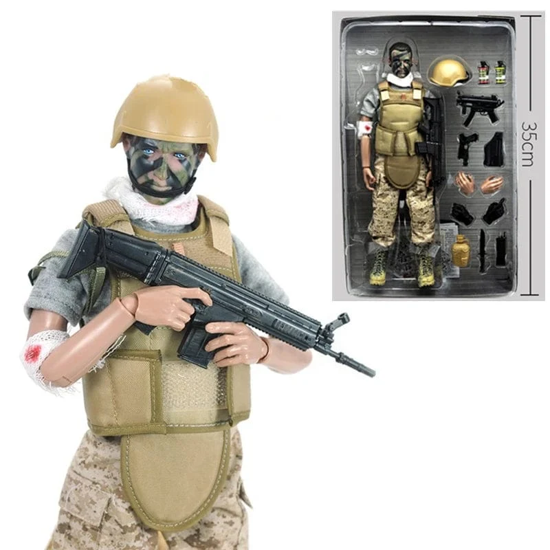 1/6 Special Forces Soldaten BJD Militär Armee Mann Action Spielzeug Figuren Set