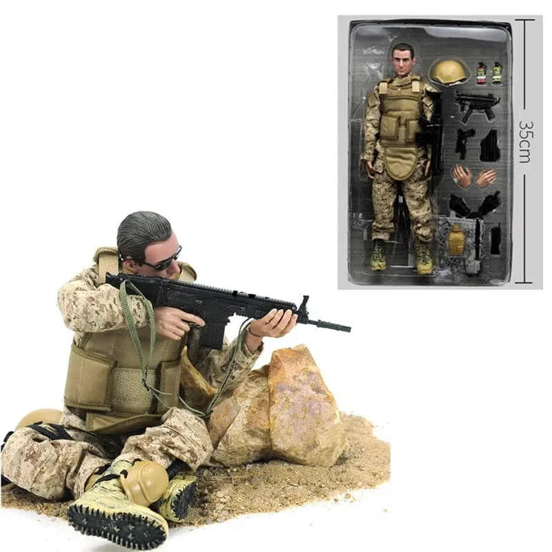 1/6 Special Forces Soldaten BJD Militär Armee Mann Action Spielzeug Figuren Set
