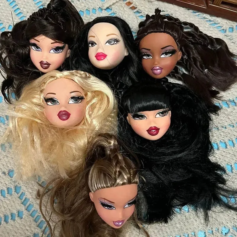 One Pieces Kopf Mädchen Puppenkopf 1/7 Bjd mit Sex Mund Diy Ankleidespielzeug Zubehör