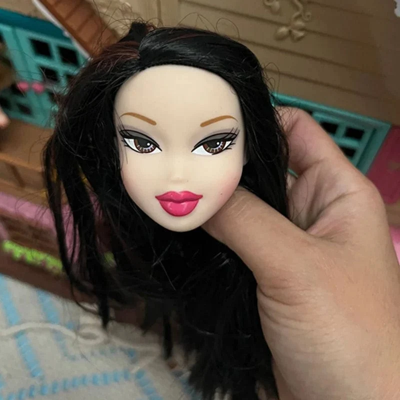 One Pieces Kopf Mädchen Puppenkopf 1/7 Bjd mit Sex Mund Diy Ankleidespielzeug Zubehör