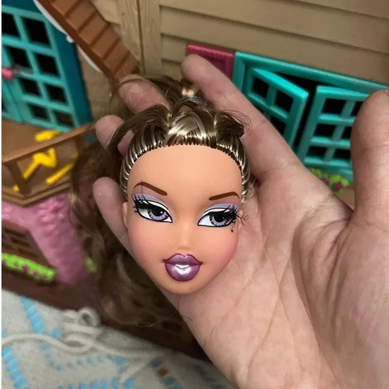 One Pieces Kopf Mädchen Puppenkopf 1/7 Bjd mit Sex Mund Diy Ankleidespielzeug Zubehör