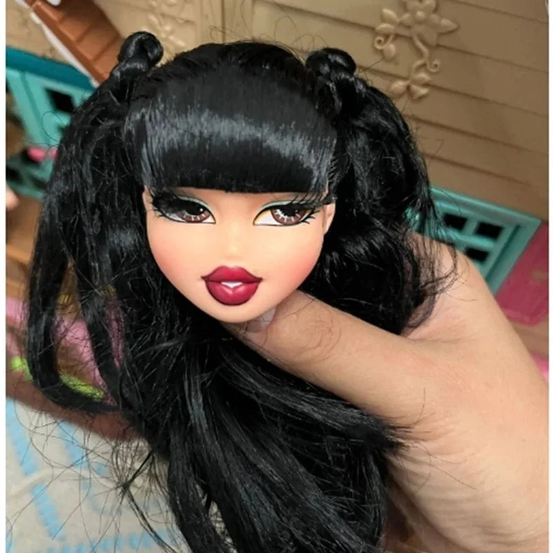 One Pieces Kopf Mädchen Puppenkopf 1/7 Bjd mit Sex Mund Diy Ankleidespielzeug Zubehör