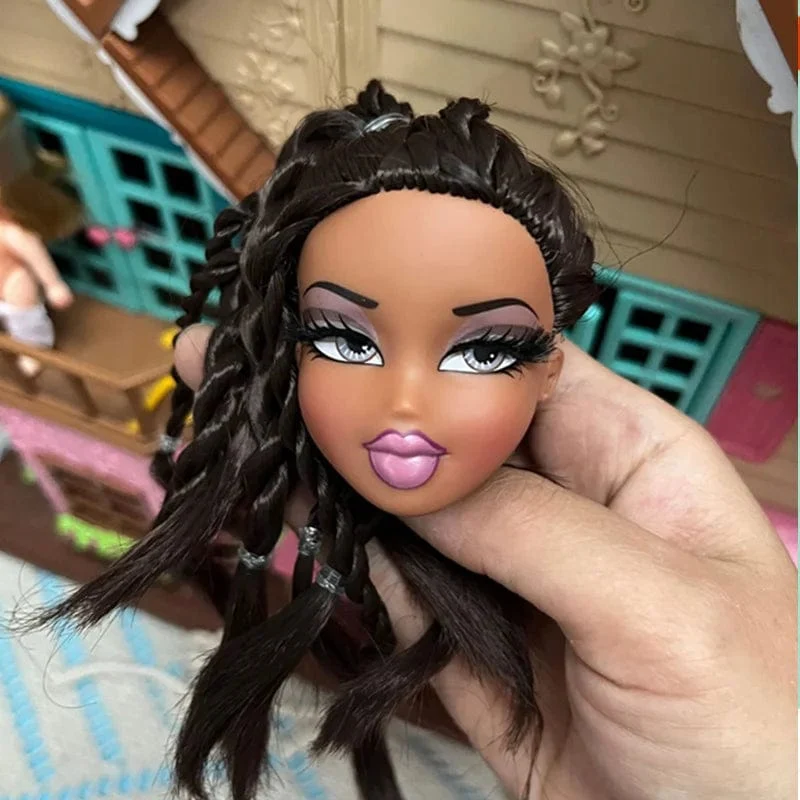 One Pieces Kopf Mädchen Puppenkopf 1/7 Bjd mit Sex Mund Diy Ankleidespielzeug Zubehör
