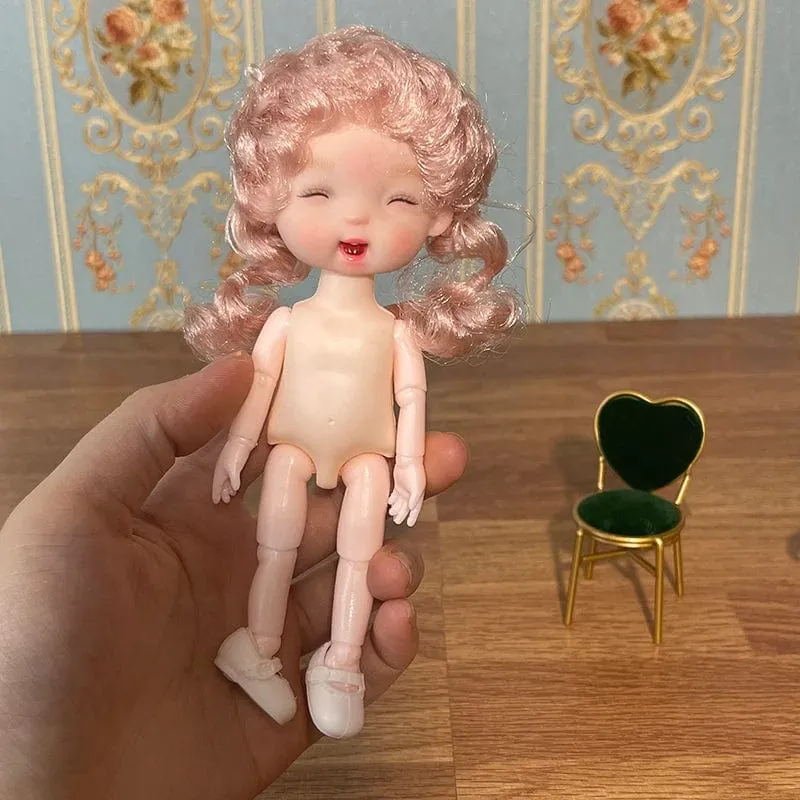 Super süße 17cm Puppe BJD Puppe Tochter Geschenk Kinder Mädchen Puppe Spielzeug