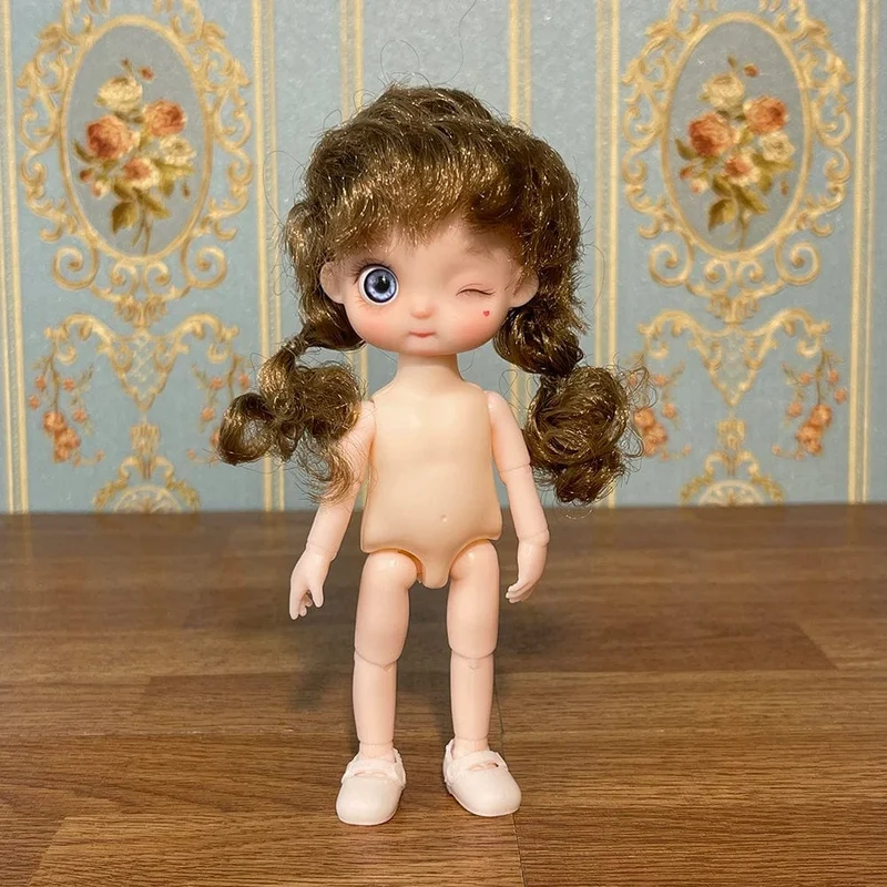 Super süße 17cm Puppe BJD Puppe Tochter Geschenk Kinder Mädchen Puppe Spielzeug