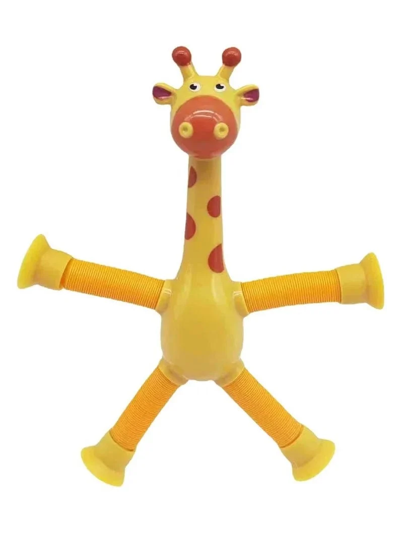 Weiches Silikon-Bausteinspielzeug, Tierform, Saugspielzeug für Kinder, Stressabbau, interaktives Eltern-Kind-Spiel, Saugnapf, Badespielzeug