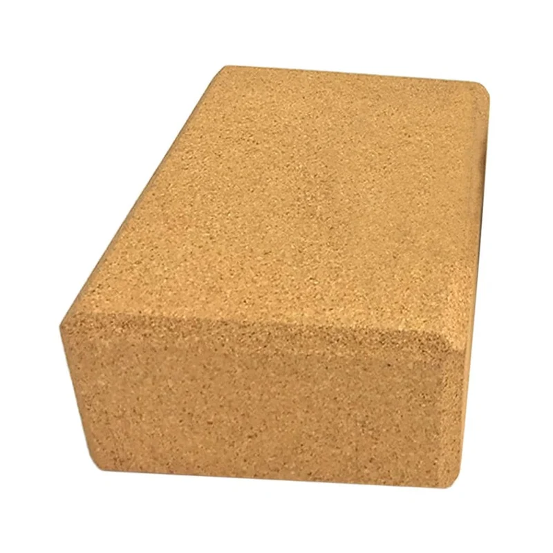 3PCS Yoga Block Kork Sport Home Gym Übung Holz Ziegel Weiche Hohe Dichte für Indoor Workout Fitness