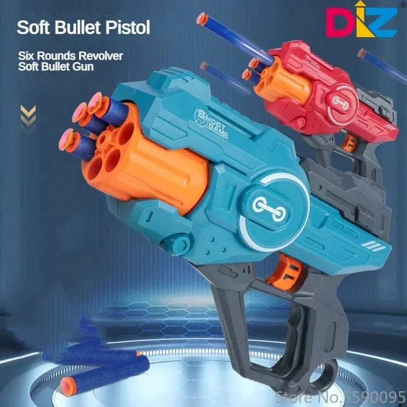 Kinder Soft Bullets Guns Spielzeug für Jungen Erwachsene Manuelle Schaumkugelpistole EVA Schaum Darts Gun Spielzeug Waffe Kinder Outdoor Schießspiel