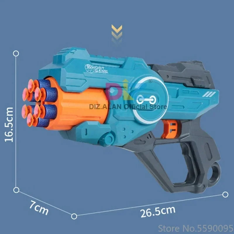 Kinder Soft Bullets Guns Spielzeug für Jungen Erwachsene Manuelle Schaumkugelpistole EVA Schaum Darts Gun Spielzeug Waffe Kinder Outdoor Schießspiel