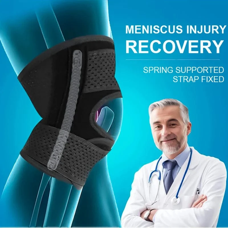 1 STÜCKE Professionelle Kompression Knieorthese Unterstützung Atmungsaktive Einstellbare Kniestütze Für Sportverletzungen Arthritis Relief Joint