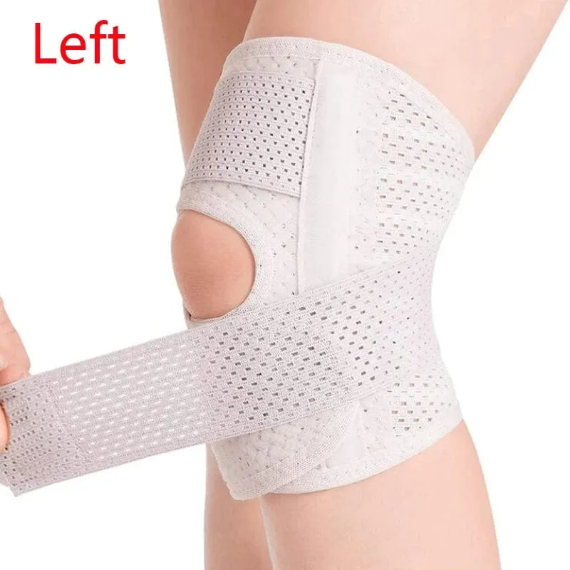 1 STÜCKE Professionelle Kompression Knieorthese Unterstützung Atmungsaktive Einstellbare Kniestütze Für Sportverletzungen Arthritis Relief Joint