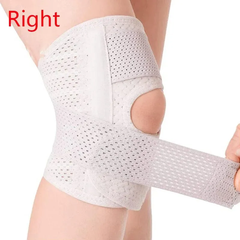 1 STÜCKE Professionelle Kompression Knieorthese Unterstützung Atmungsaktive Einstellbare Kniestütze Für Sportverletzungen Arthritis Relief Joint
