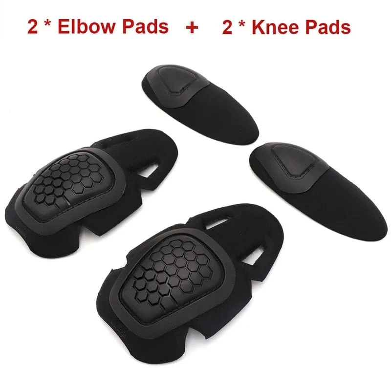 COYOCO Militärische taktische Dragon Armor G4 Froschanzug Kniestütze Pads & Ellenbogenorthese Paintball Airsoft Knieschoner interpoliertes Set