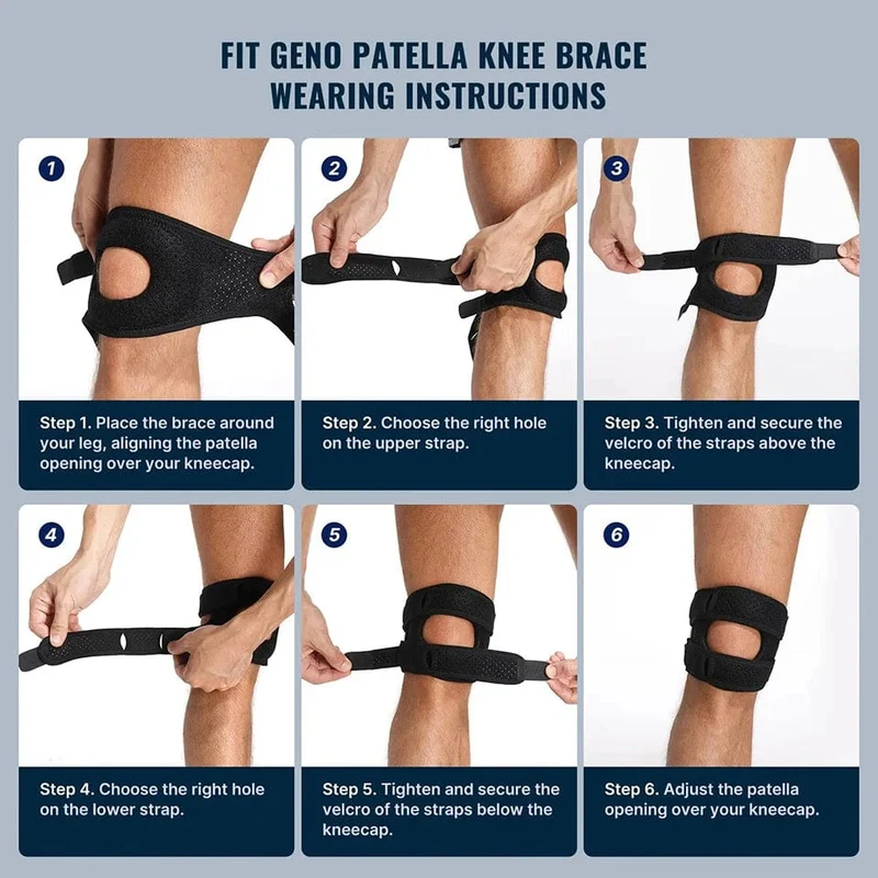 1 Stück Patella Knieorthese Knie Kompressionsmanschette Unterstützung für Frauen Männer Knieschmerzen Arthritis Schmerzen Workout Knieschutz Knieschützer