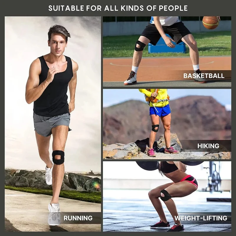 1 Stück Patella Knieorthese Knie Kompressionsmanschette Unterstützung für Frauen Männer Knieschmerzen Arthritis Schmerzen Workout Knieschutz Knieschützer