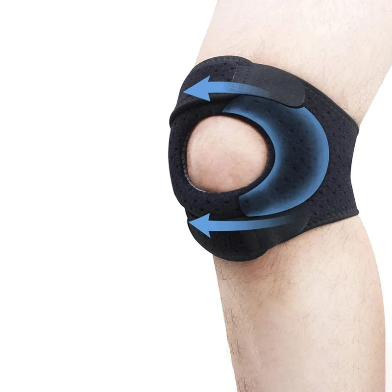 1 Stück Patella Knieorthese Knie Kompressionsmanschette Unterstützung für Frauen Männer Knieschmerzen Arthritis Schmerzen Workout Knieschutz Knieschützer