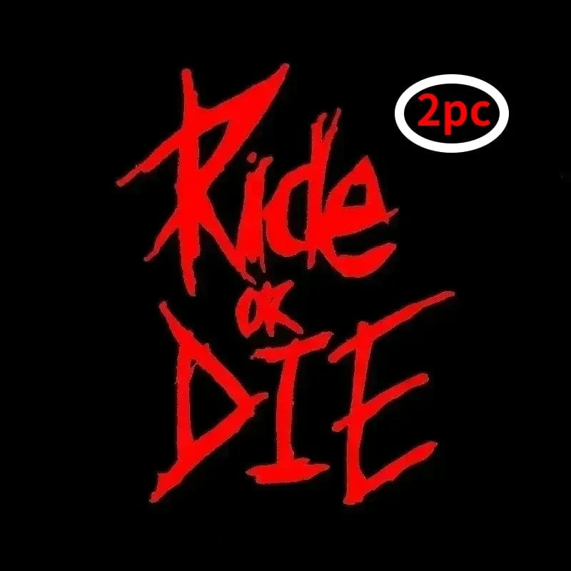 1/2/3 Stück MTB Fahrradrahmenaufkleber Ride or Die Oberrohraufkleber Fahrradaufkleber Dekorative Rahmenaufkleber Fahrradaufkleber Fahrradaufkleber
