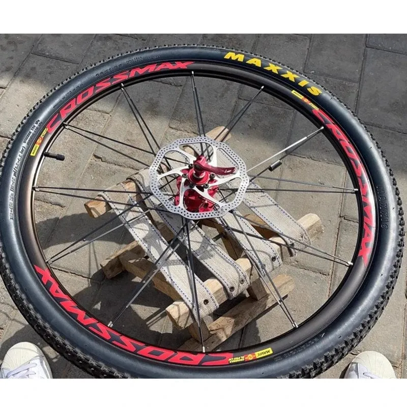 MAVIC CROSSMAX SL PRO MTB-Radaufkleber, Breite 18 mm, PRO-Fahrrad-Radaufkleber, Fahrradaufkleber für zwei Räder, MTB-Felgenaufkleber