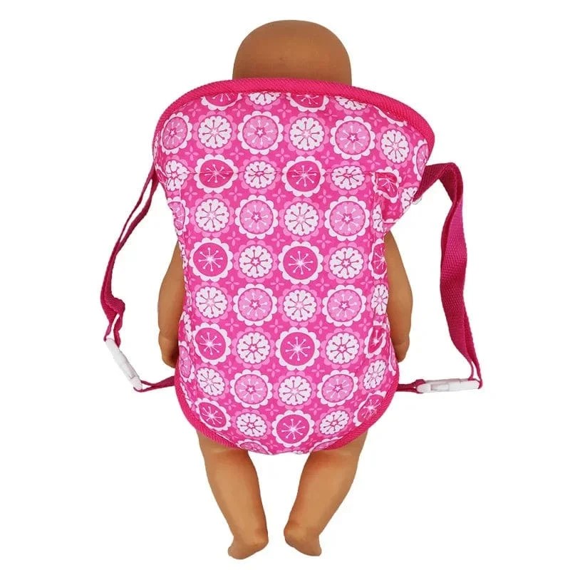 Puppenzubehör zum Ausgehen, Tragetasche, Puppenzubehör für 43 cm große Baby-Neugeborenen-Puppe, Mädchen, für 18-Zoll-Tasche, Puppenkleidung