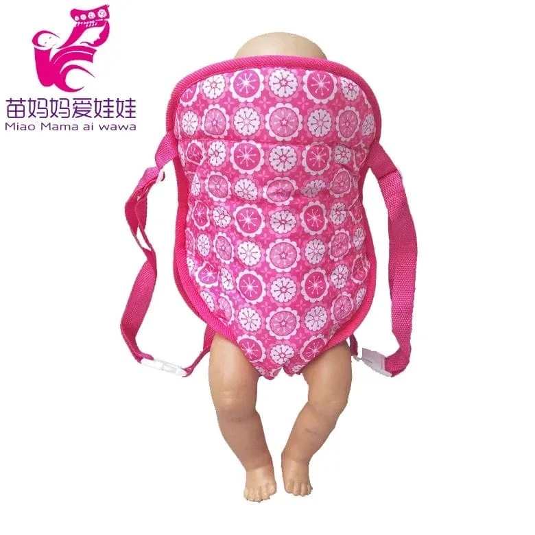 Puppenzubehör zum Ausgehen, Tragetasche, Puppenzubehör für 43 cm große Baby-Neugeborenen-Puppe, Mädchen, für 18-Zoll-Tasche, Puppenkleidung