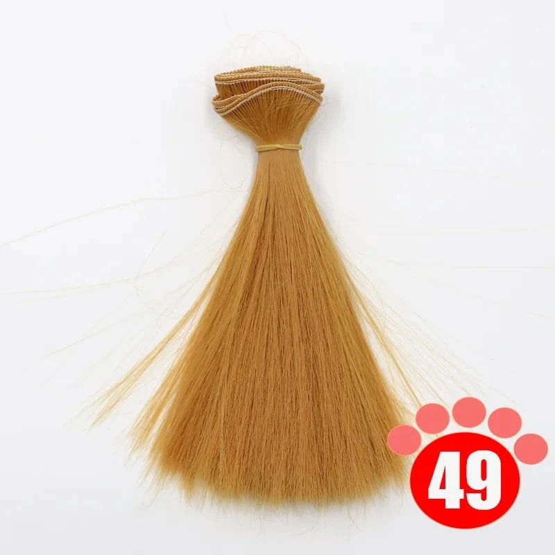 Msiredoll bjd perücke 15*100 CM oder 20*100 CM oder 25*100 CM puppe haar für 1/3 1/4 1/6 glattes haar puppe haar bjd perücke diy Kostenloser versand