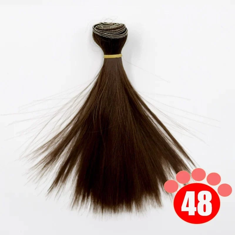 Msiredoll bjd perücke 15*100 CM oder 20*100 CM oder 25*100 CM puppe haar für 1/3 1/4 1/6 glattes haar puppe haar bjd perücke diy Kostenloser versand