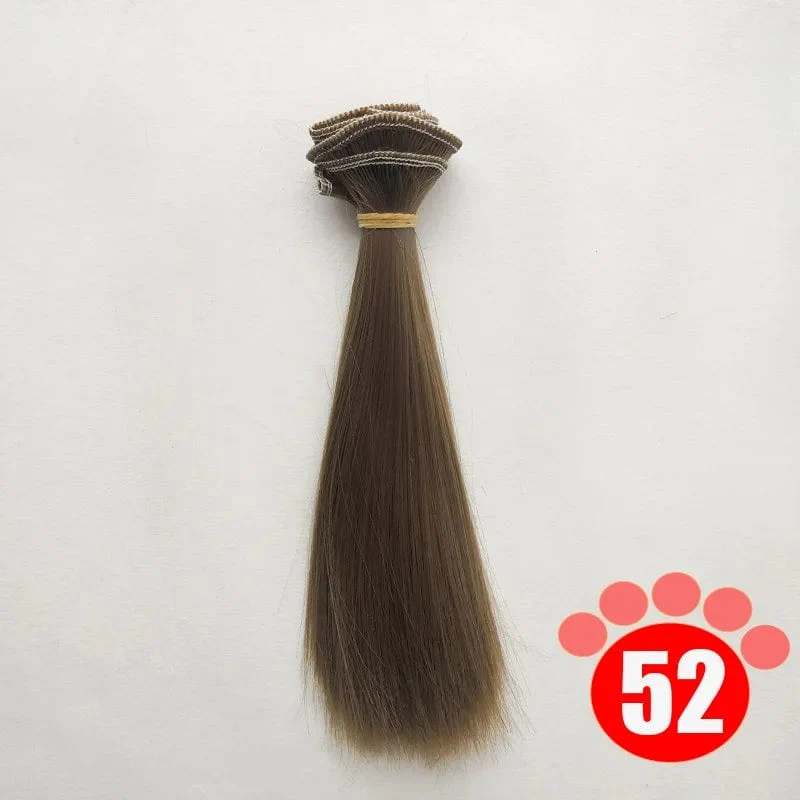 Msiredoll bjd perücke 15*100 CM oder 20*100 CM oder 25*100 CM puppe haar für 1/3 1/4 1/6 glattes haar puppe haar bjd perücke diy Kostenloser versand