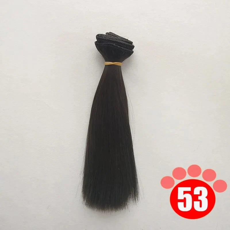 Msiredoll bjd perücke 15*100 CM oder 20*100 CM oder 25*100 CM puppe haar für 1/3 1/4 1/6 glattes haar puppe haar bjd perücke diy Kostenloser versand