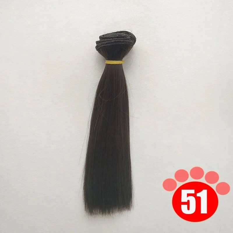 Msiredoll bjd perücke 15*100 CM oder 20*100 CM oder 25*100 CM puppe haar für 1/3 1/4 1/6 glattes haar puppe haar bjd perücke diy Kostenloser versand