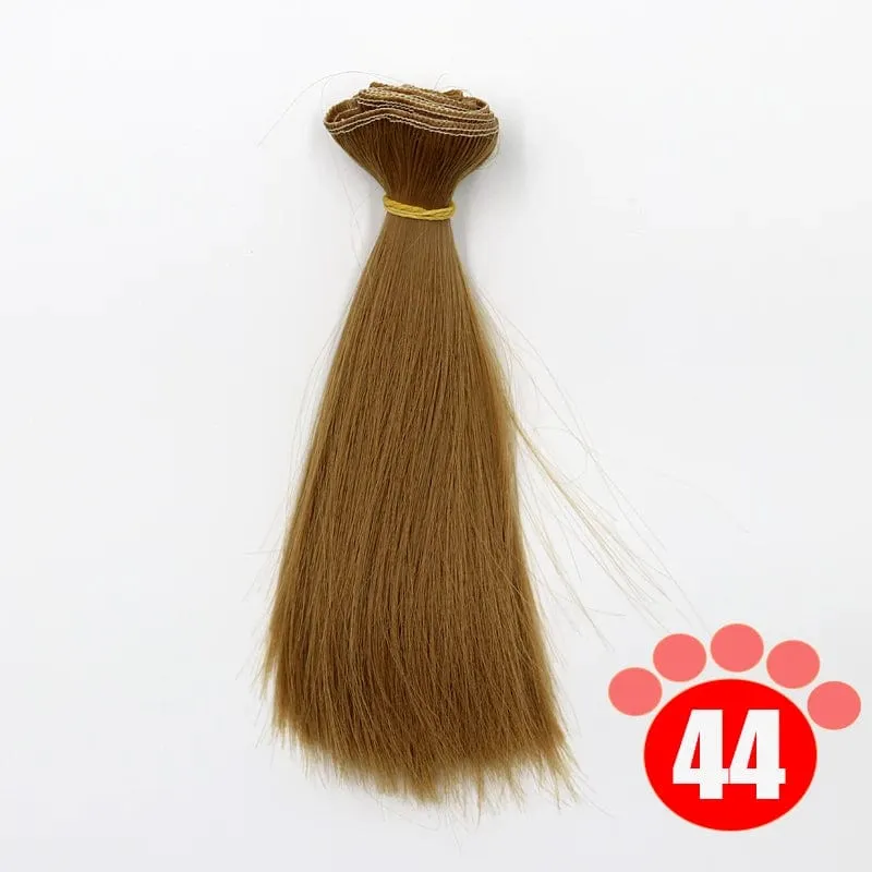 Msiredoll bjd perücke 15*100 CM oder 20*100 CM oder 25*100 CM puppe haar für 1/3 1/4 1/6 glattes haar puppe haar bjd perücke diy Kostenloser versand