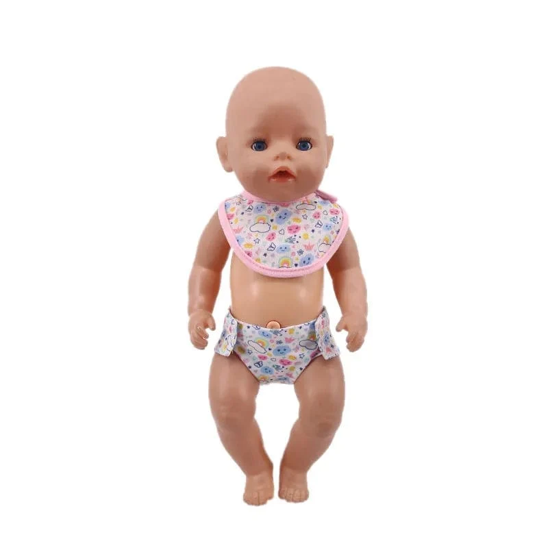 Puppenkleidung, Badeanzug der Baby-Pink-Serie, passend für 18-Zoll-amerikanische und 43-cm-lebensechte Puppenzubehörteile, russische OG-Mädchenpuppe, DIY-Spielzeug
