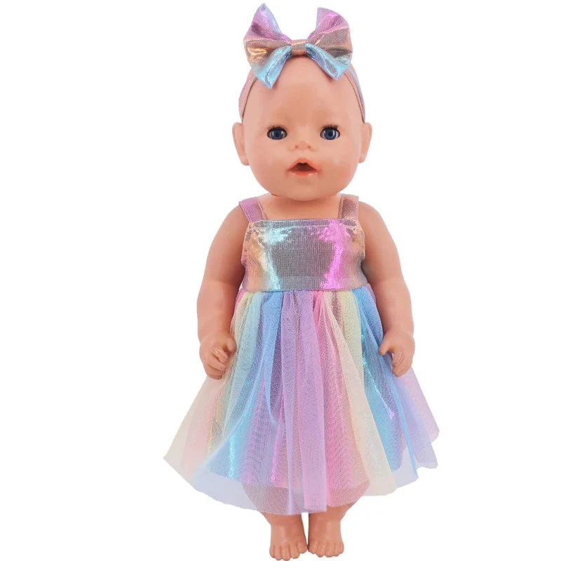 Puppenkleidung, Badeanzug der Baby-Pink-Serie, passend für 18-Zoll-amerikanische und 43-cm-lebensechte Puppenzubehörteile, russische OG-Mädchenpuppe, DIY-Spielzeug
