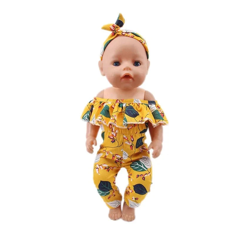 Puppenkleidung, Badeanzug der Baby-Pink-Serie, passend für 18-Zoll-amerikanische und 43-cm-lebensechte Puppenzubehörteile, russische OG-Mädchenpuppe, DIY-Spielzeug