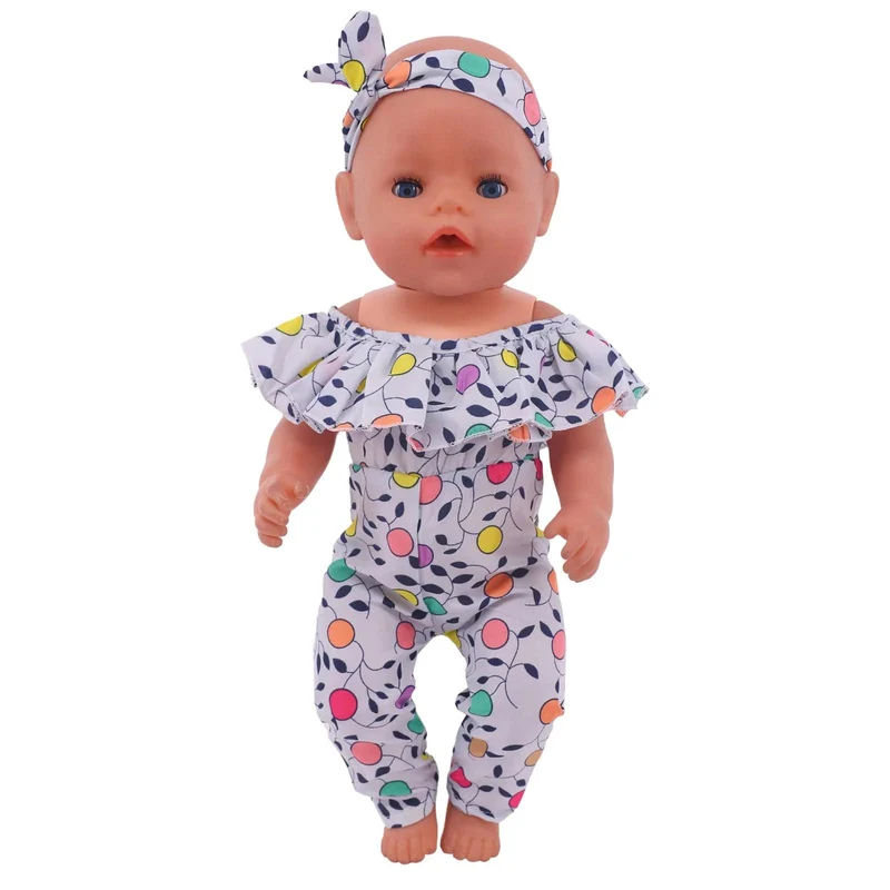 Puppenkleidung, Badeanzug der Baby-Pink-Serie, passend für 18-Zoll-amerikanische und 43-cm-lebensechte Puppenzubehörteile, russische OG-Mädchenpuppe, DIY-Spielzeug