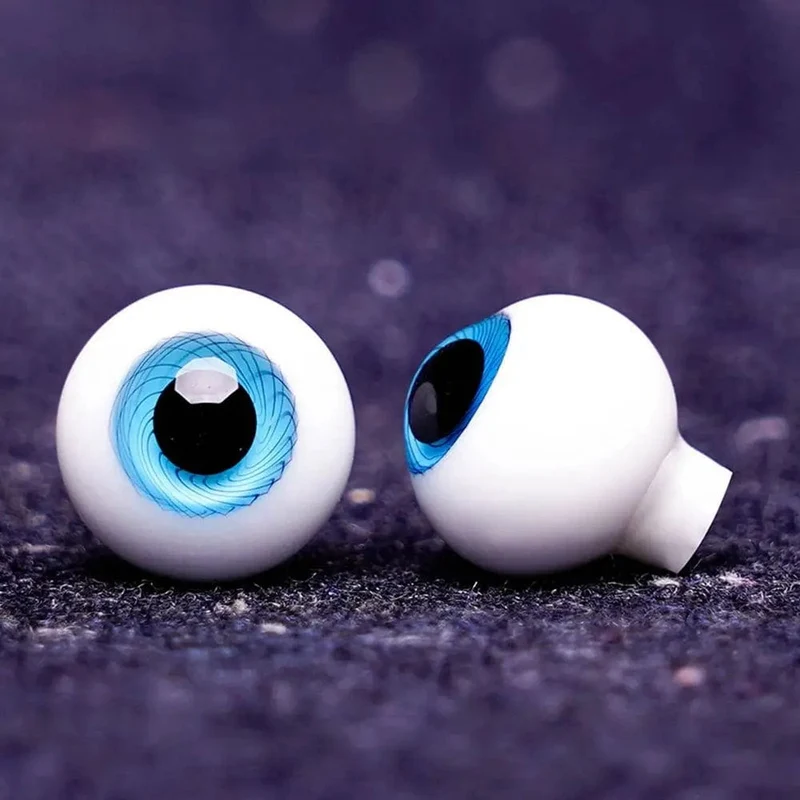 1 paar 6/8/10/12/14mm Glas Augen Augapfel Für BJD Puppe Blau Schwarz Sicherheit tier Spielzeug Augen DIY Puppe Machen Handwerk Spielzeug Zubehör