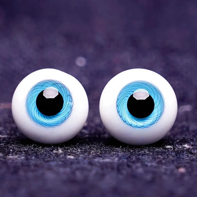 1 paar 6/8/10/12/14mm Glas Augen Augapfel Für BJD Puppe Blau Schwarz Sicherheit tier Spielzeug Augen DIY Puppe Machen Handwerk Spielzeug Zubehör
