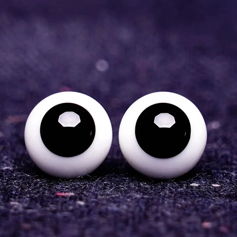 1 paar 6/8/10/12/14mm Glas Augen Augapfel Für BJD Puppe Blau Schwarz Sicherheit tier Spielzeug Augen DIY Puppe Machen Handwerk Spielzeug Zubehör