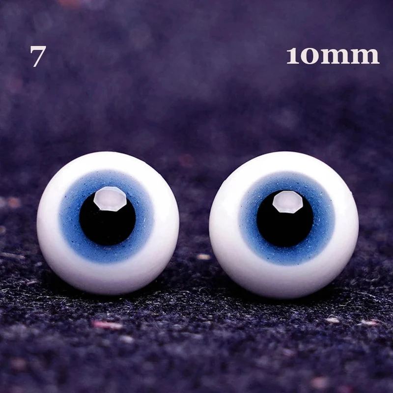 1 paar 6/8/10/12/14mm Glas Augen Augapfel Für BJD Puppe Blau Schwarz Sicherheit tier Spielzeug Augen DIY Puppe Machen Handwerk Spielzeug Zubehör