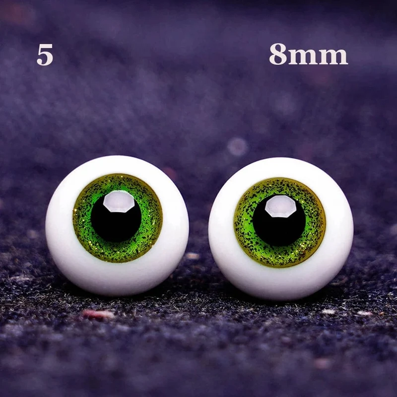 1 paar 6/8/10/12/14mm Glas Augen Augapfel Für BJD Puppe Blau Schwarz Sicherheit tier Spielzeug Augen DIY Puppe Machen Handwerk Spielzeug Zubehör