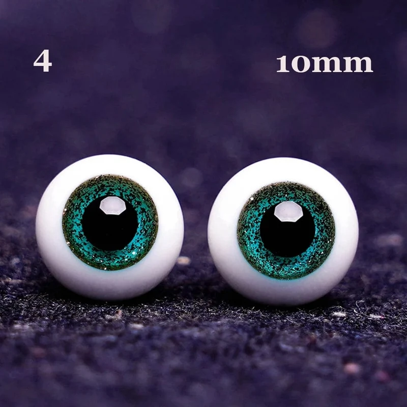 1 paar 6/8/10/12/14mm Glas Augen Augapfel Für BJD Puppe Blau Schwarz Sicherheit tier Spielzeug Augen DIY Puppe Machen Handwerk Spielzeug Zubehör