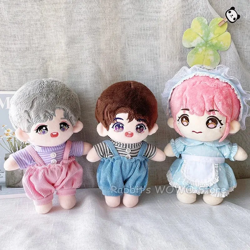 Puppenkleidung für 20 cm große Idolpuppen Zubehör Plüschpuppenkleidung Pullover Stofftierpuppen Outfit für Korea Kpop EXO Puppen