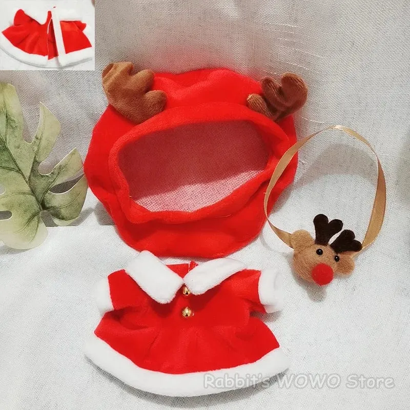 Puppenkleidung für 20 cm große Idolpuppen Zubehör Plüschpuppenkleidung Pullover Stofftierpuppen Outfit für Korea Kpop EXO Puppen