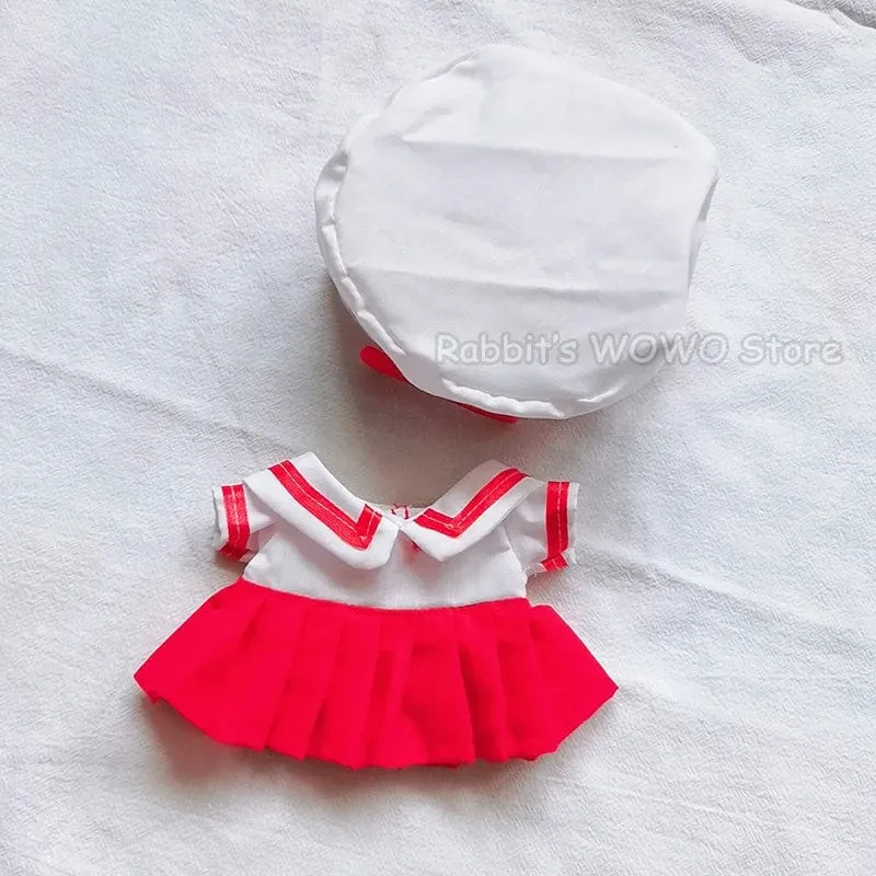 Puppenkleidung für 20 cm große Idolpuppen Zubehör Plüschpuppenkleidung Pullover Stofftierpuppen Outfit für Korea Kpop EXO Puppen