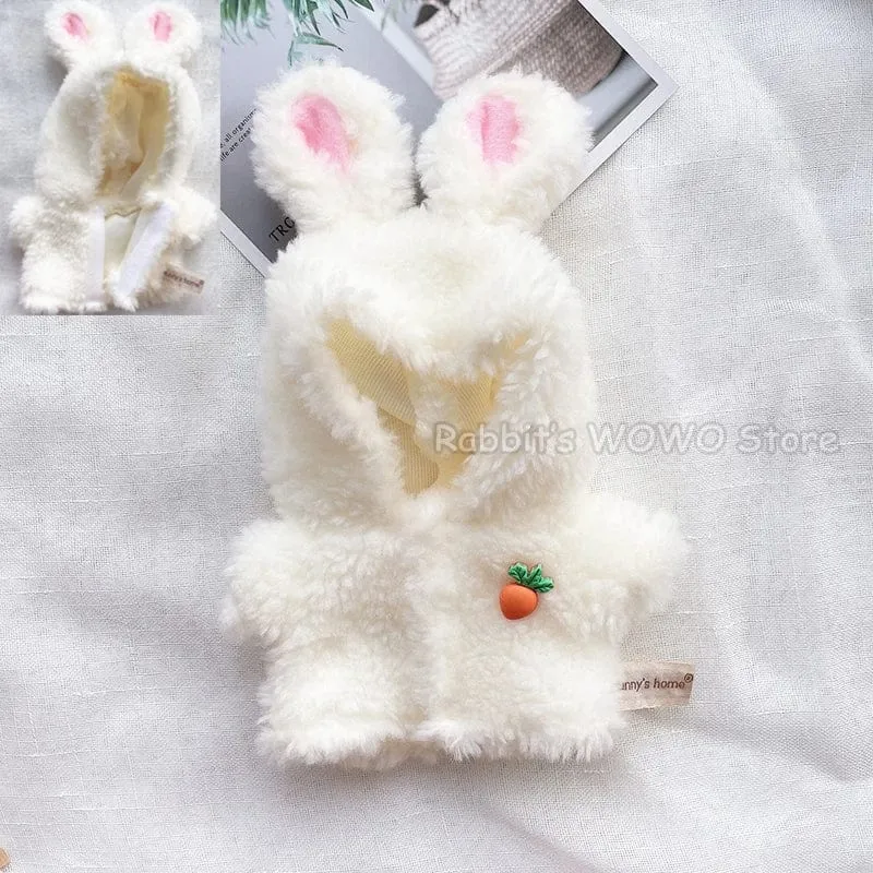 Puppenkleidung für 20 cm große Idolpuppen Zubehör Plüschpuppenkleidung Pullover Stofftierpuppen Outfit für Korea Kpop EXO Puppen